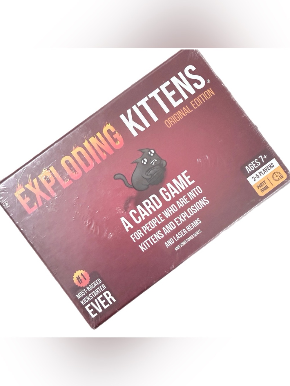 Exploding Kittens Original Edition Card Game 2-5 Players Ages 7+